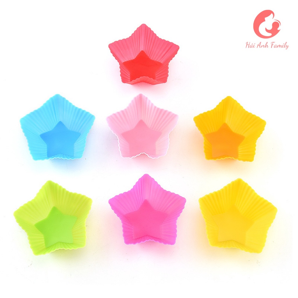 Khuôn silicon làm bánh Cupcake/Muffin 7cm