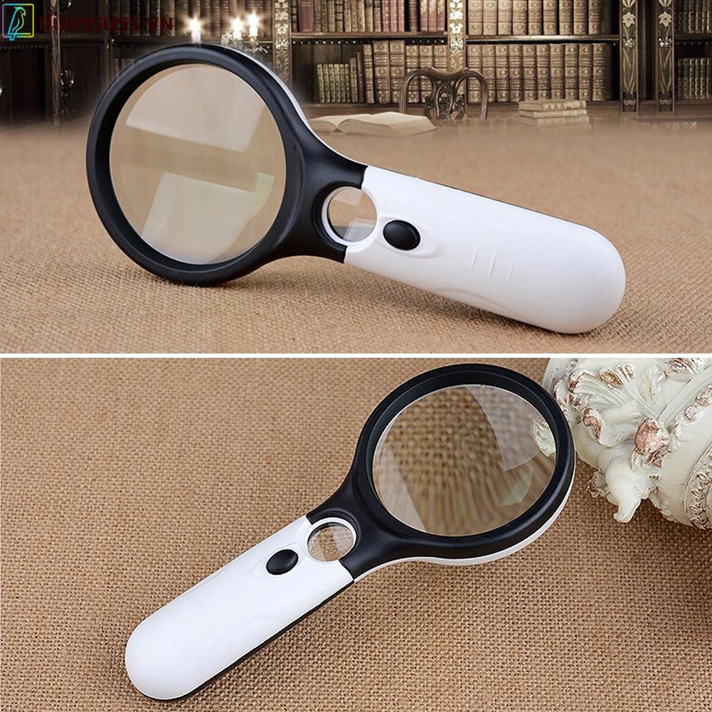 Kính Lúp Cầm Tay Có Đèn Led Tiện Dụng