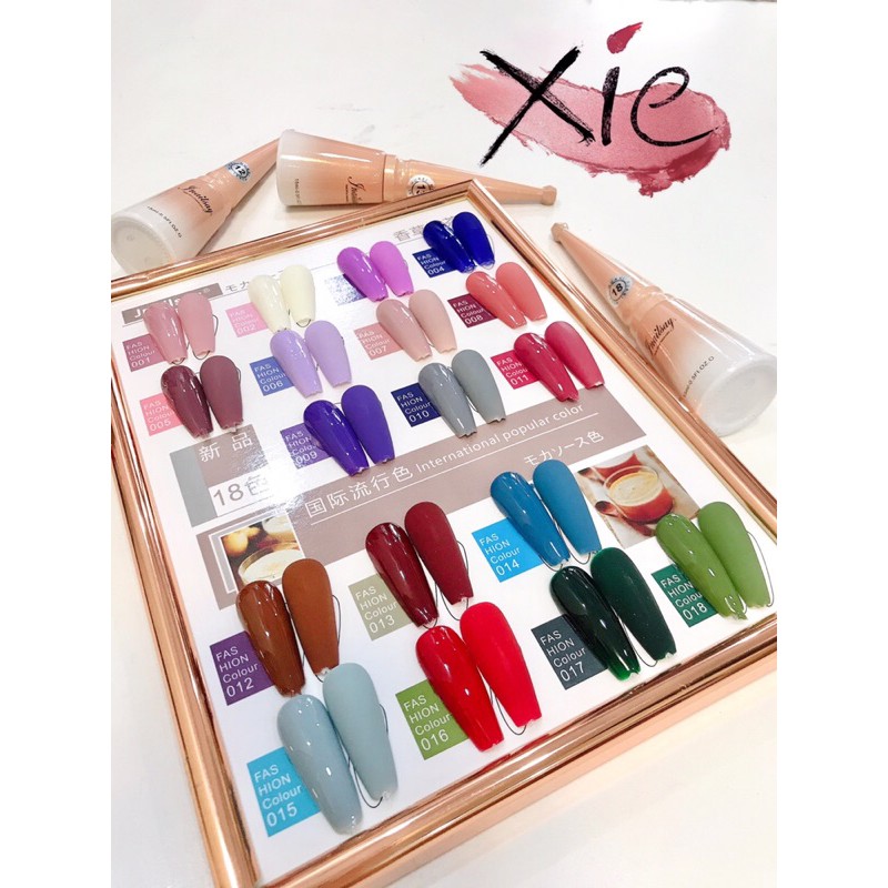 SET SƠN JNAILSAY 18 MÀU - XIE dụng cụ nối mi&amp;nail  ✨