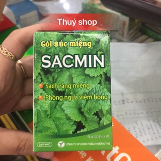 Gói súc miệng sacmin