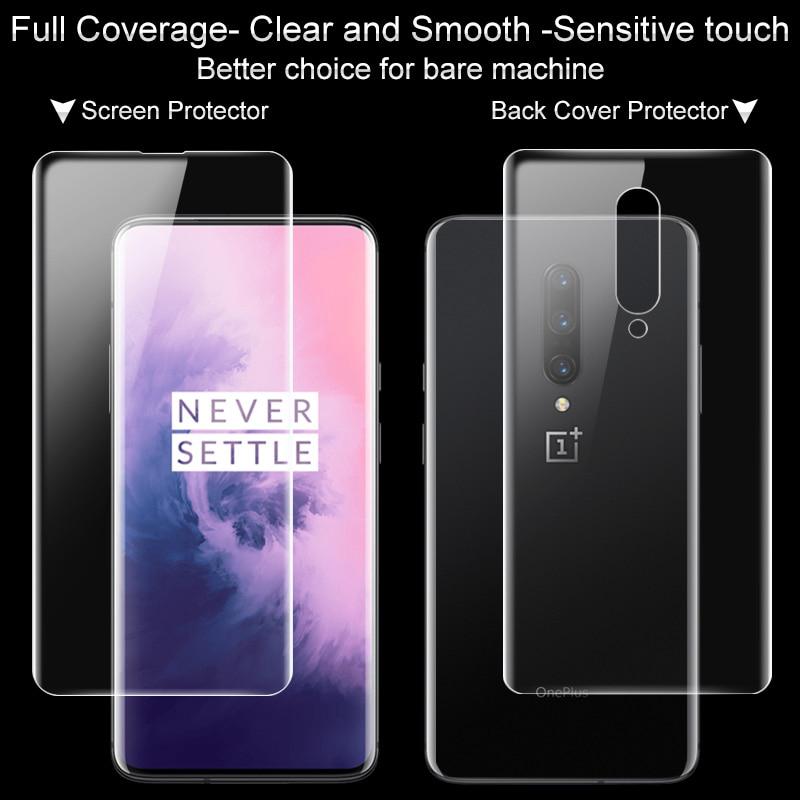 Set 2 Miếng Dán Cường Lực Toàn Màn Hình 3d Imak Cho Oneplus 7 Pro One Plus 7 Pro