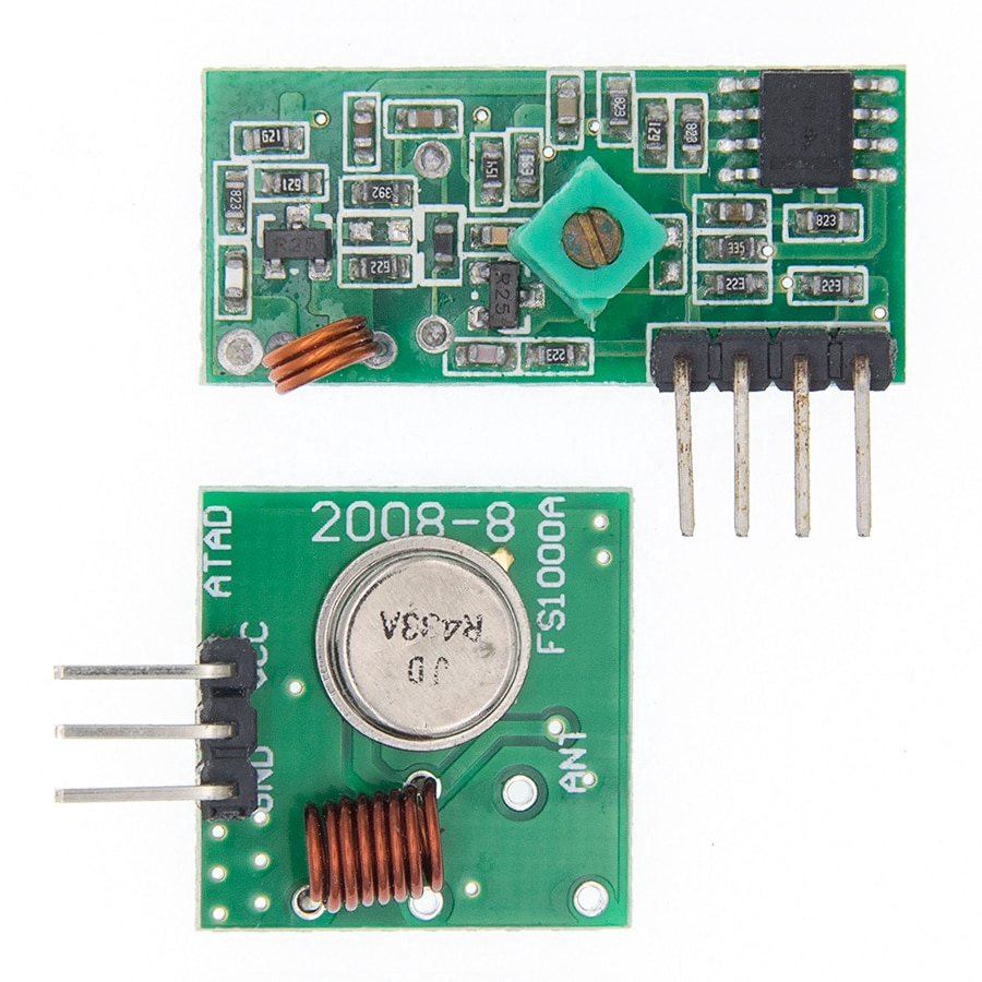 Mô Đun Truyền Tín Hiệu Không Dây 433mhz Rf 5v Dc 433mhz Cho Arduino Raspberry Pi/Arm/Mcu Wl Diy | BigBuy360 - bigbuy360.vn
