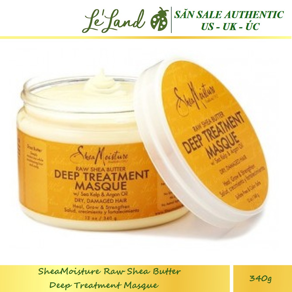 Bill US Mặt nạ tóc SheaMoisture Shea Moisture Raw Shea Butter Deep Treatment Masque