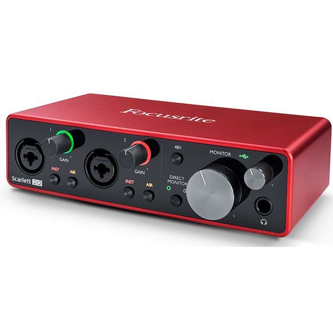 Thiết bị thu âm Focusrite Scarlett 2i2 Gen 3 Sound Card Âm Thanh - Focus USB Audio SoundCard