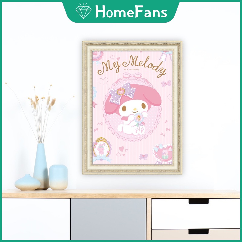 Bộ Tranh Đính Đá 5D Tự Làm 30x40cm / 40x50cm Hình Hoạt Hình Dễ Thương