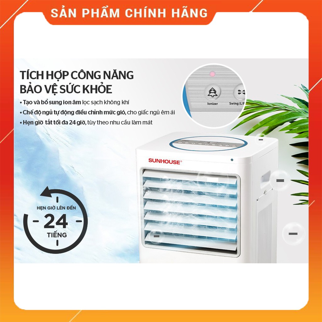 Quạt Điều Hoà, Máy Làm Mát Không Khí SUNHOUSE SHD7721, Siêu Bền, Tuổi Thọ Cao | BigBuy360 - bigbuy360.vn