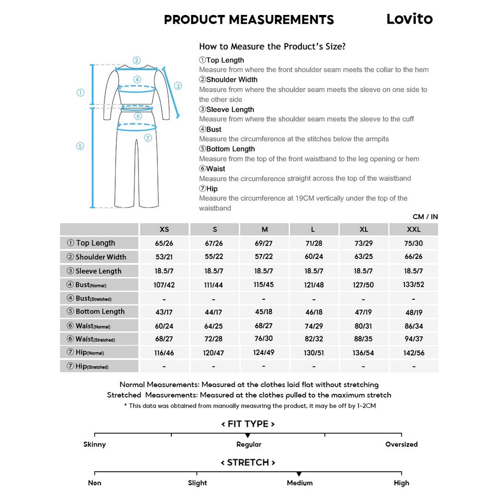 Set pajamas Lovito họa tiết hoạt hình đáng yêu cơ bản thoáng khí L26AD082 (màu hồng nhạt)