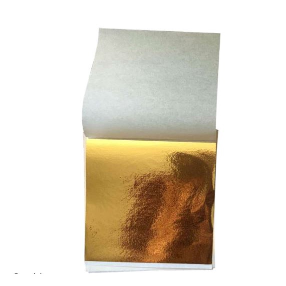 100 Lá Dát Vàng 24k (9cm X 9cm) và keo dát vàng chuyên dụng