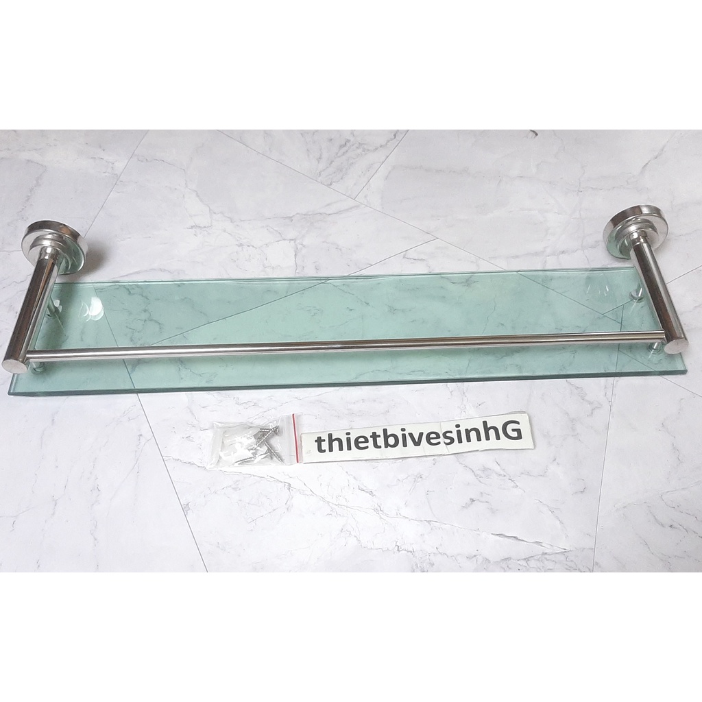 Kệ kính inox  cao cấp- kệ gương phòng tắm không lộ vít- chống trầy xước- High quality