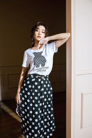 Áo thun T-shirt in gấu Cchat