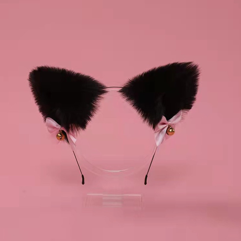 Bộ Băng Đô Tai Mèo Và Choker Hóa Trang Halloween