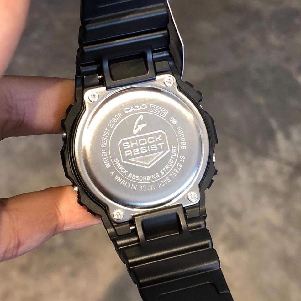 Đồng hồ thể thao nam Vuông-DW-5600BB-1CR Chống Nước , chống va đập-KING | BigBuy360 - bigbuy360.vn