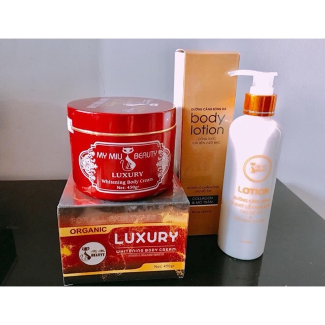 Kem Body Vip Luxury My Miu [tặng kèm Lotion 250ml] Shopee Việt Nam