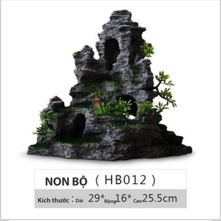 Đá Non Bộ Mini Trang Trí Bể Cá Nhiều Mẫu Lựa Chọn