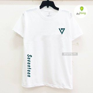 Áo thun Seventeen logo ngực chữ dọc