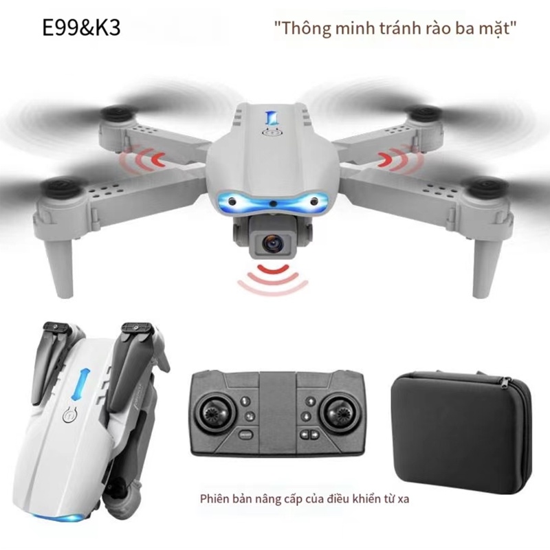 Flycam E99pro+ 2023 camera 4k UHD thế hệ thứ hai tự động tránh chướng ngại vật cầm tay nhu yếu phẩm du lịch Drone | BigBuy360 - bigbuy360.vn