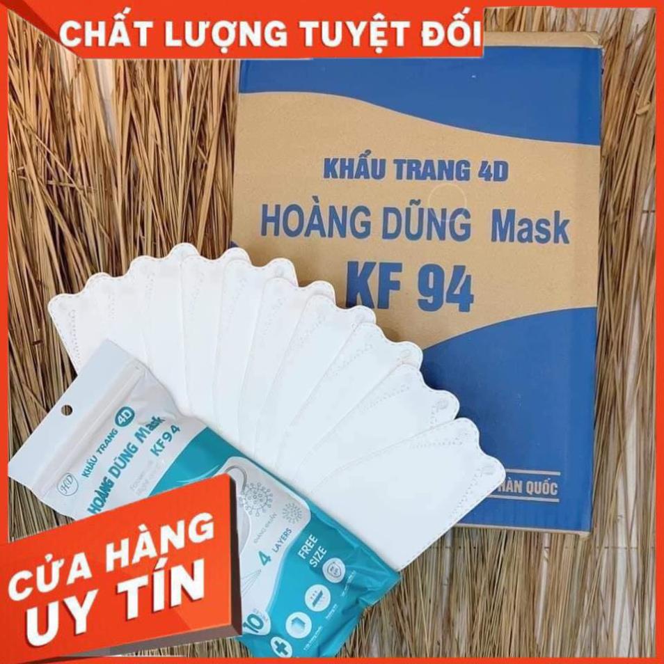 THÙNG 300 CHIẾC KHẨU TRANG CÁ KHÁNG KHUẨN 4D KF94 ÔM SÁT MẶT LỌC BỤI BẨN