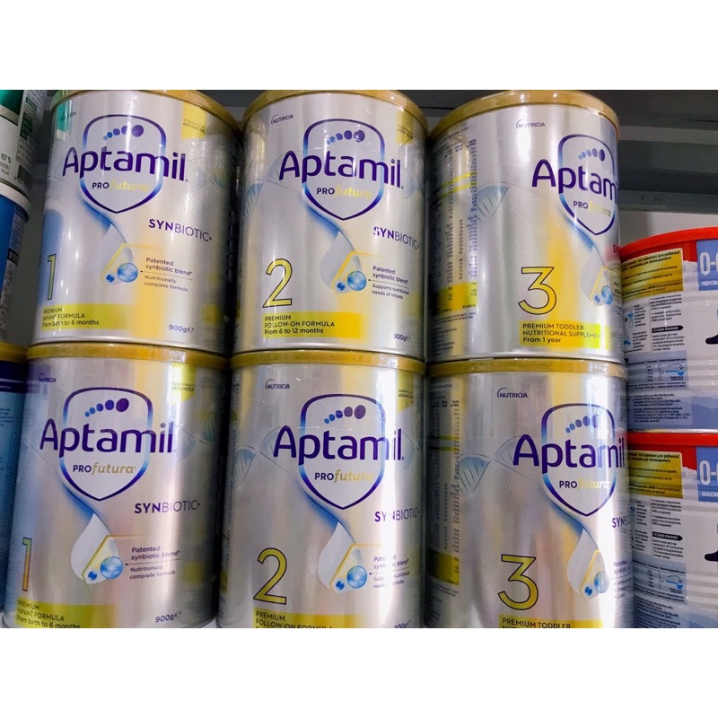 Sữa bột Aptamil Profutura úc 900gr số 1 2 3 4 mẫu mới tăng cân phát triển