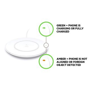 Sạc không dây Belkin BOOST UP Wireless Charging Pad Optimal 7.5W - Hàng nhập Mỹ