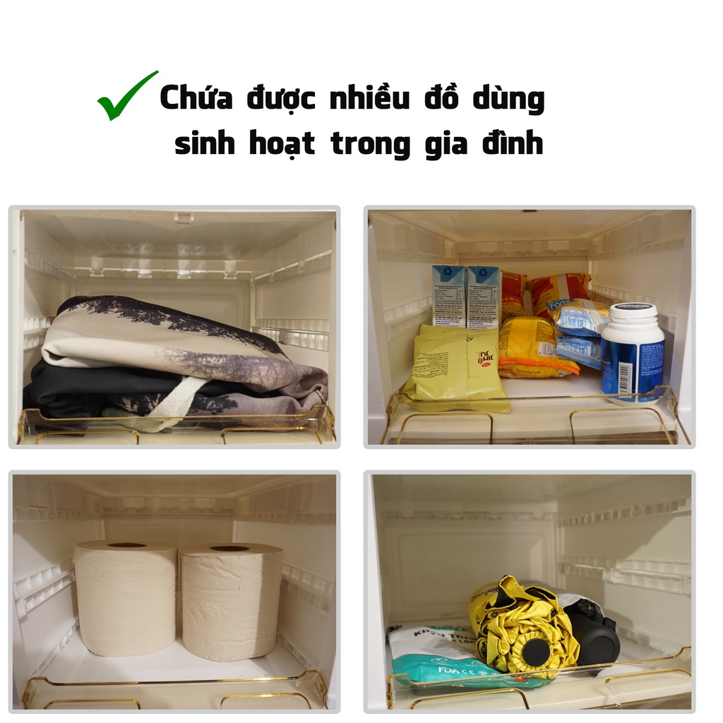 Hộp Chứa Đồ Lắp Ráp Bằng Nhựa Trong Suốt Màu Trắng Tiện Lợi Nắp Mở Nam Châm Chắc Chắn tpHCM Legaxi