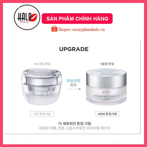 Kem dưỡng da Goodal❤️FREESHIP❤️Kem ốc sên dưỡng trắng da Premium Snail Tone Up Cream