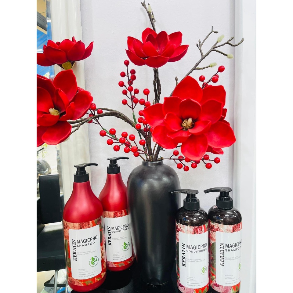 Cặp dầu gội xả Magic Pro siêu phục hồi, chăm sóc tóc hư tổn - myphamvananh