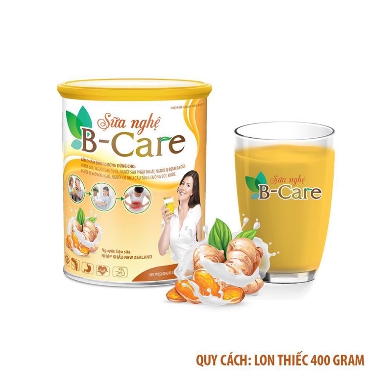 Sữa Nghệ B - Care lon 400gr