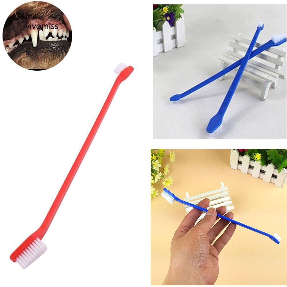 Set 2 bàn chải đánh răng đầu đôi chuyên dụng cho cún