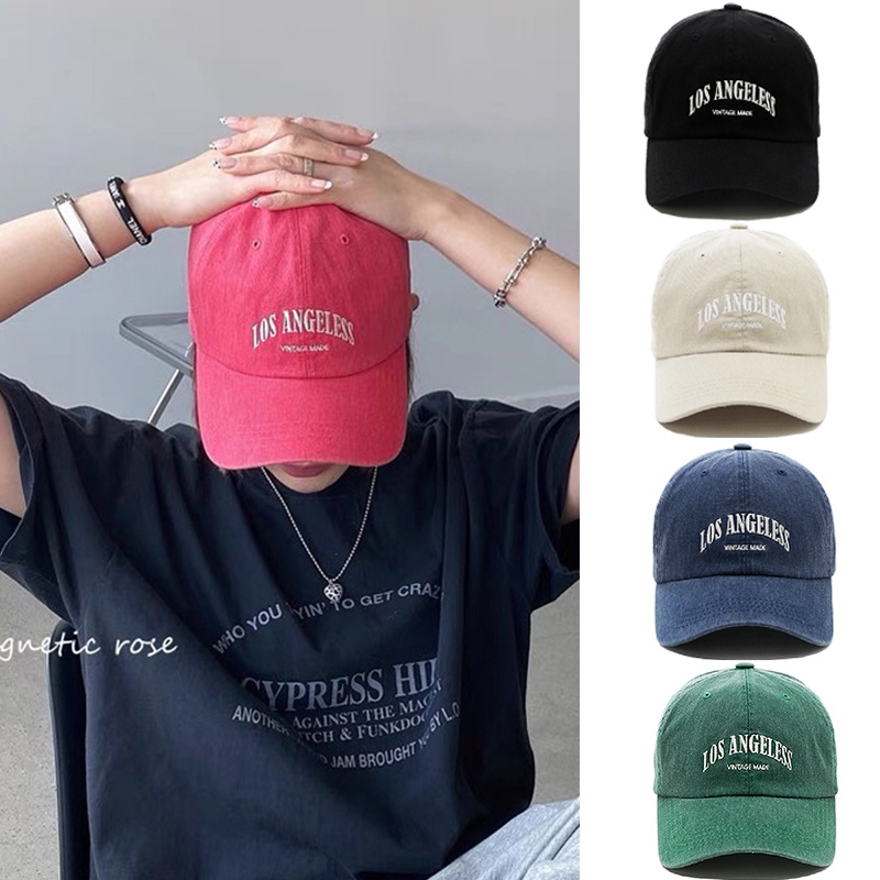 Nón Kết Thêu Chữ Los Angeles 3D Phản Quang Phong Cách Hip-Hop Hàn Quốc Mới Cho Nam Và Nữ BQM072