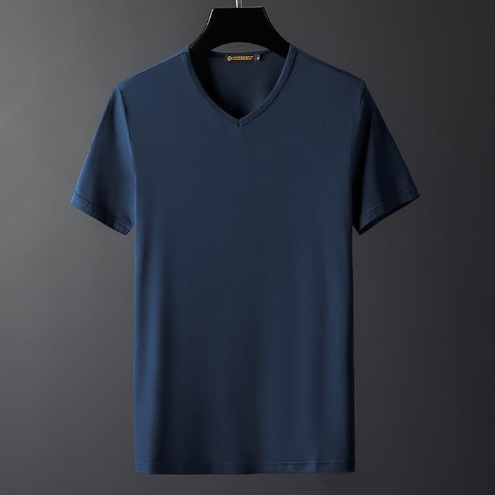 Áo Thun Thể Thao Tay Ngắn Cổ Chữ V Thấm Hút Mồ Hôi Nhanh Khô Plus Size Cho Nam 50-105KG