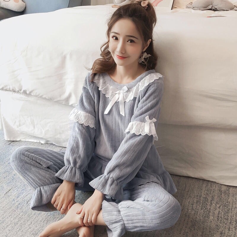 Bộ pijama bông siêu ấm giá siêu rẻ