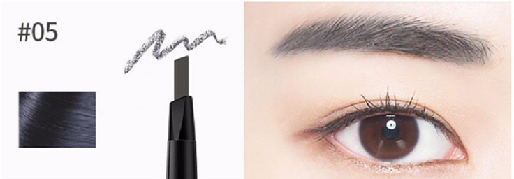 Bút Chì Kẻ Mày Lameila Double Eyebrow Pencil