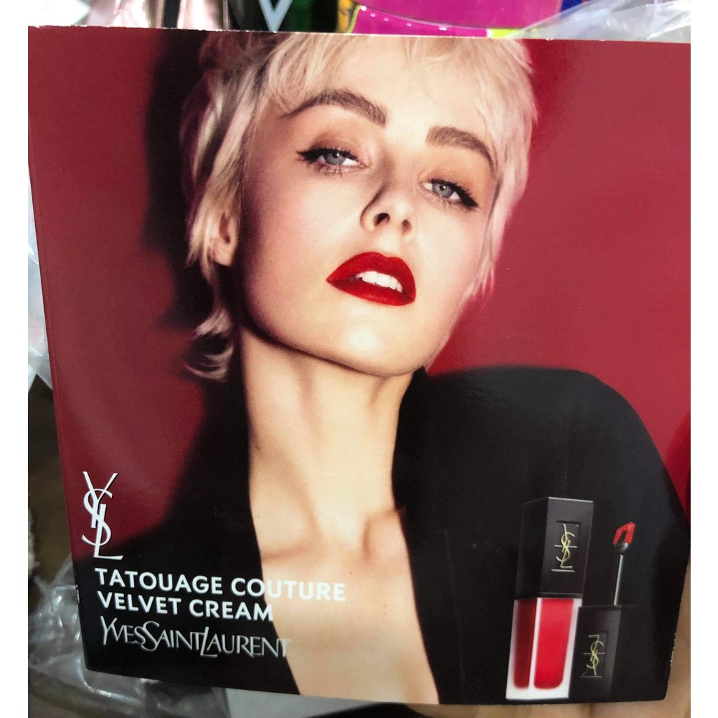 BẢN NỘI ĐỊA MỸ SAMPLE SON Y.S.L TATOUAGE COUTURE VELVET CREAM 4*0.25ML