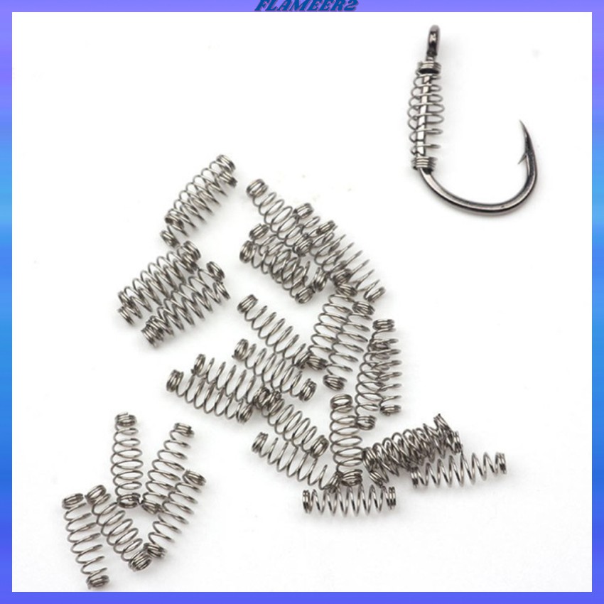 Móc Lò Xo Câu Cá Bằng Thép Không Gỉ 100X2