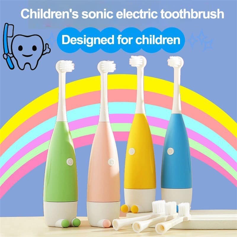 Bàn chải đánh răng tự động cho bé-bàn chải điện