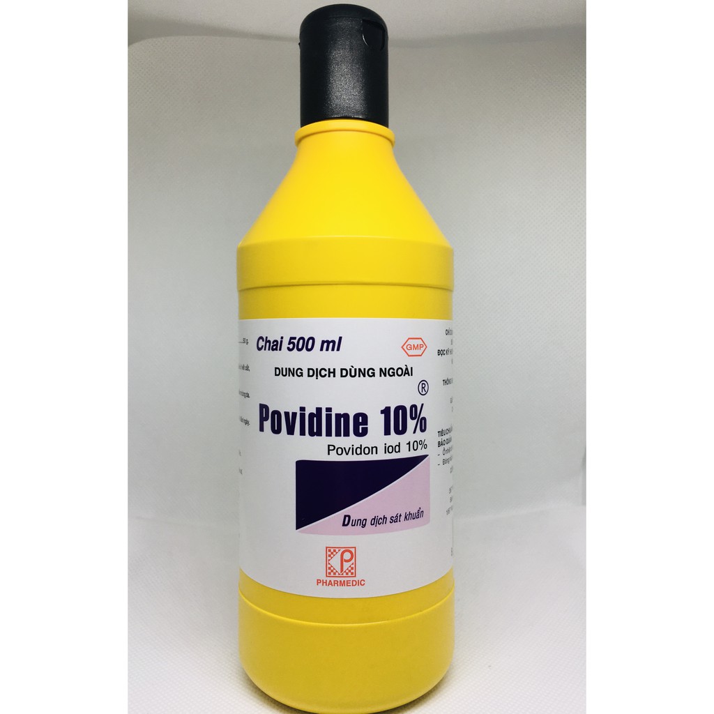 Chai 500ml Dung Dịch Sát Khuẩn Povidine 10% 500ml