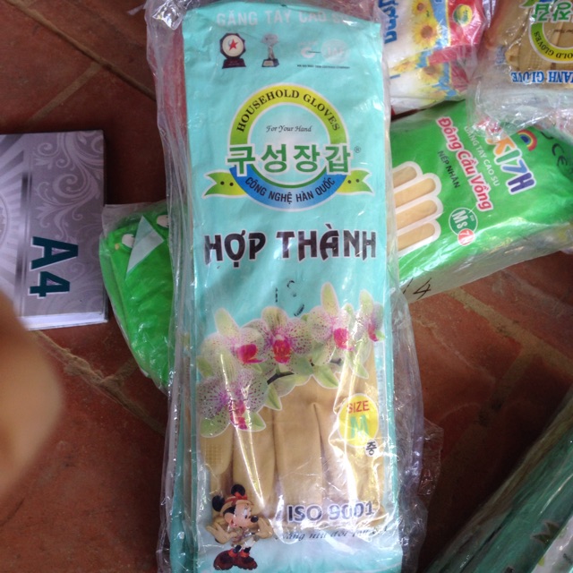 10 đôi găng tay cao su hợp thành loại dài