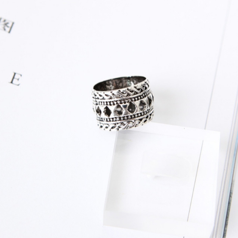 Fashion Accessories Jewelry Ring Set Retro Ladies Fashion Ring 7 Piece Set