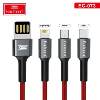 Cáp Dù Sạc nhanh 3A Earldom EC-073
