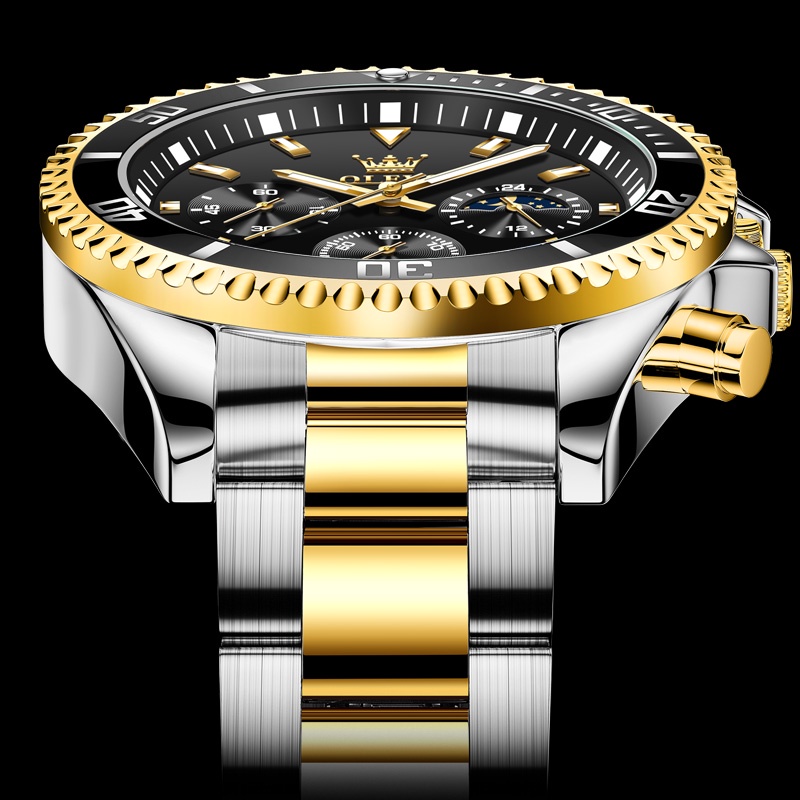 Đồng Hồ OLEVS 2870  Máy Chuyển Động Thạch Anh Chất Liệu Thép Không Gỉ Chống Thấm Nước Kiểu Dáng Thể Thao | BigBuy360 - bigbuy360.vn