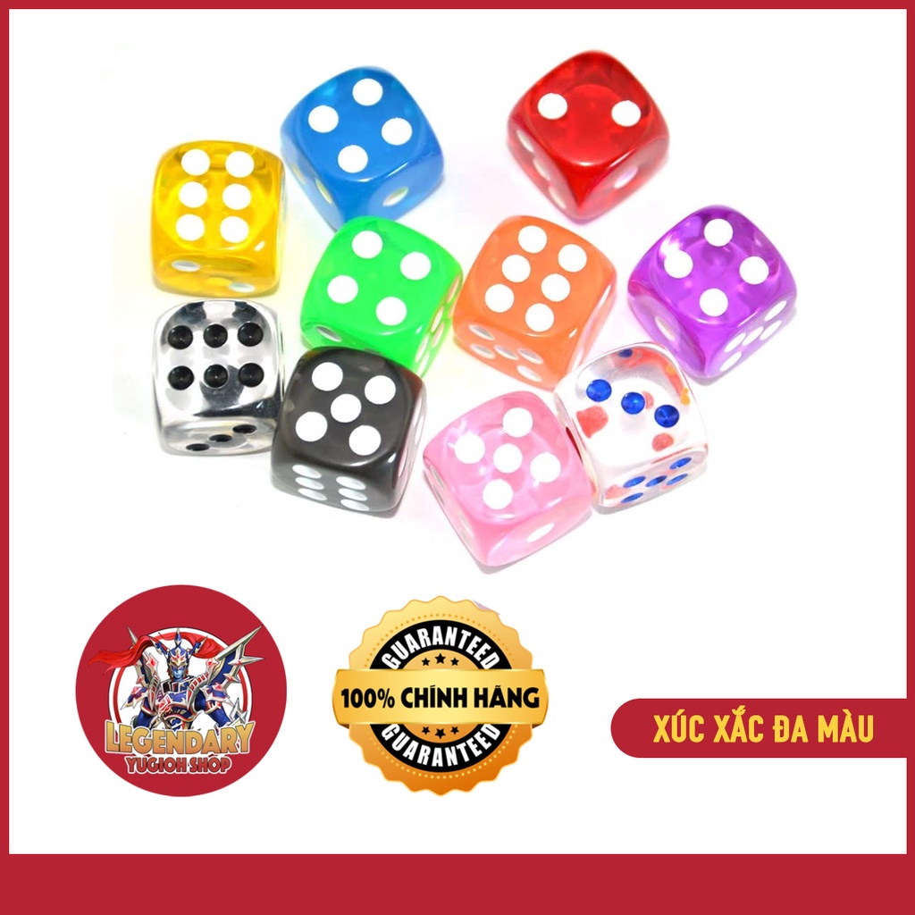 Combo Dice - Xúc Xắc - Xí Ngầu Đa Màu Sắc Chất Lượng Cao Phù Hợp Cho Các Loại Boardgame