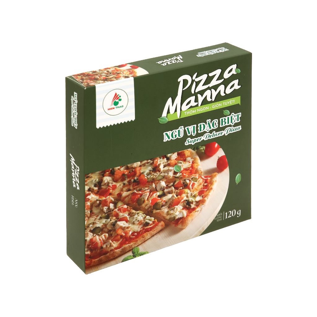 Pizza Manna - 5 vị béo thơm chuẩn vị (120g) chính hãng