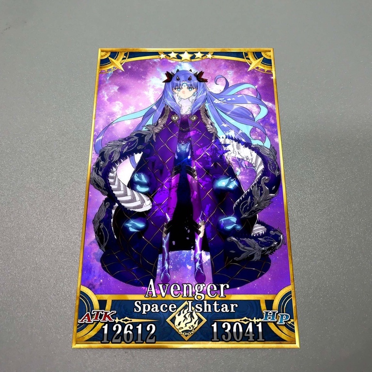 Thẻ bài custom card bánh xốp anime Fate/Grand Order FGO để sưu tầm tự chọn Space Ishtar