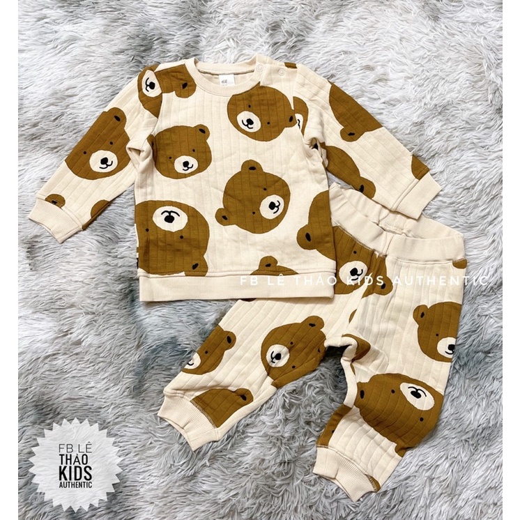 Set nỉ gấu bé trai