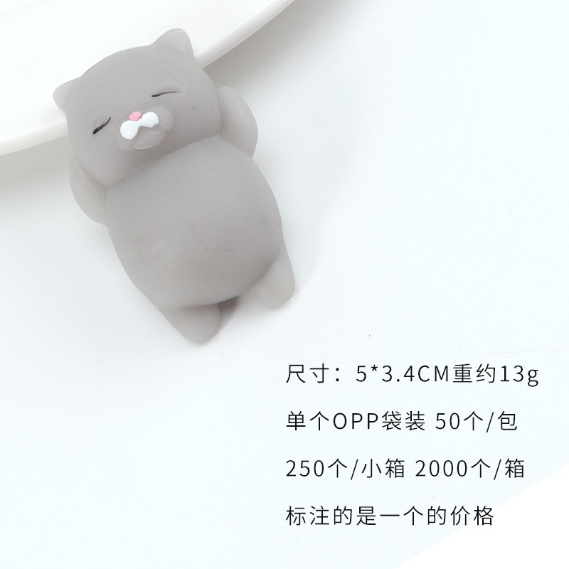 Squishy Mochi Thú Dẻo Bộ đồ decor phụ kiện trang trí chụp ảnh sinh nhật, bàn học, bàn làm việc, bóp giảm stress