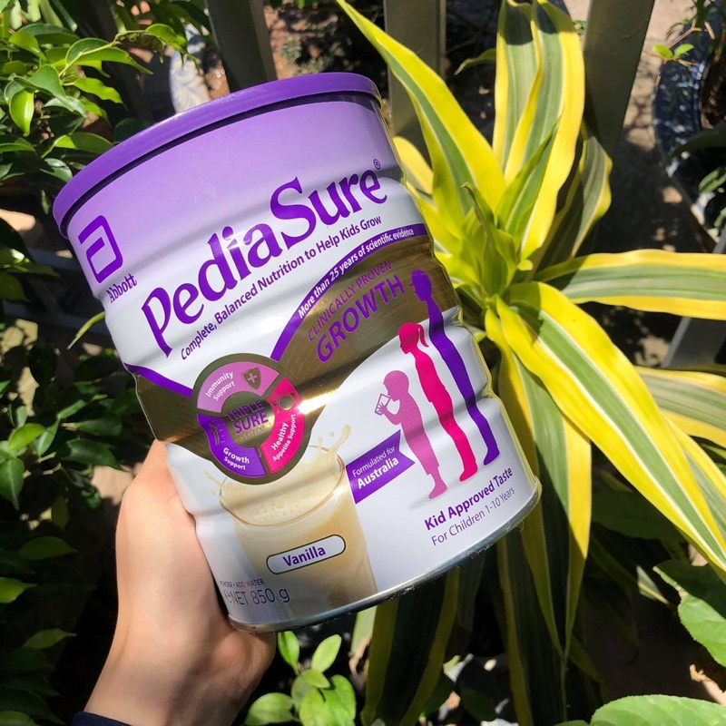 Sữa PEDIASURE Úc nắp tím 850G