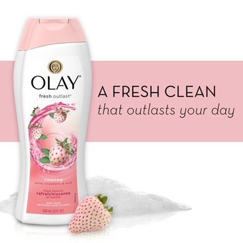 Sữa tắm Olay Fresh Outlast Cooling White Strawberry