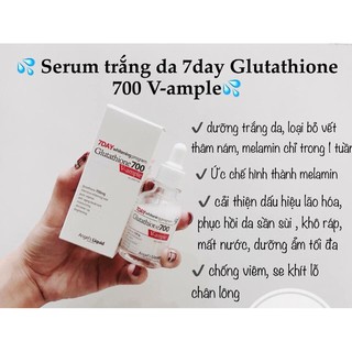 Tinh chất trắng da Angel's Liquid 7 Day Whitening Program Glutathione 700 a-ample