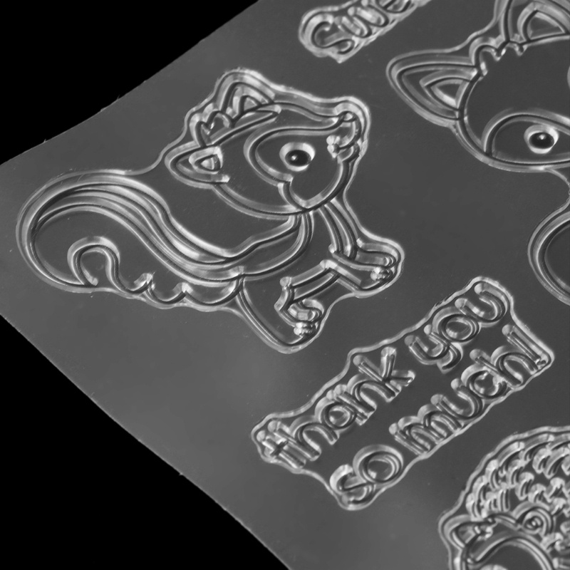 Tem Đóng Dấu Bằng Silicon Trong Suốt DIY Trang Trí Sổ Tay Nhật Ký Album Thẻ S56