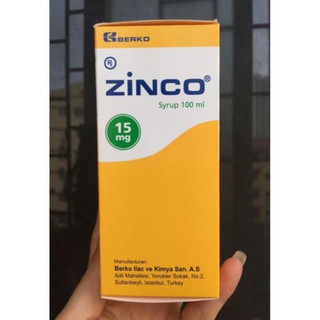 Kẽm ZINCO bổ sung kẽm cho trẻ hấp thu kém, chậm phát triển nhập khẩu Thổ Nhĩ Kỳ hạn 2024